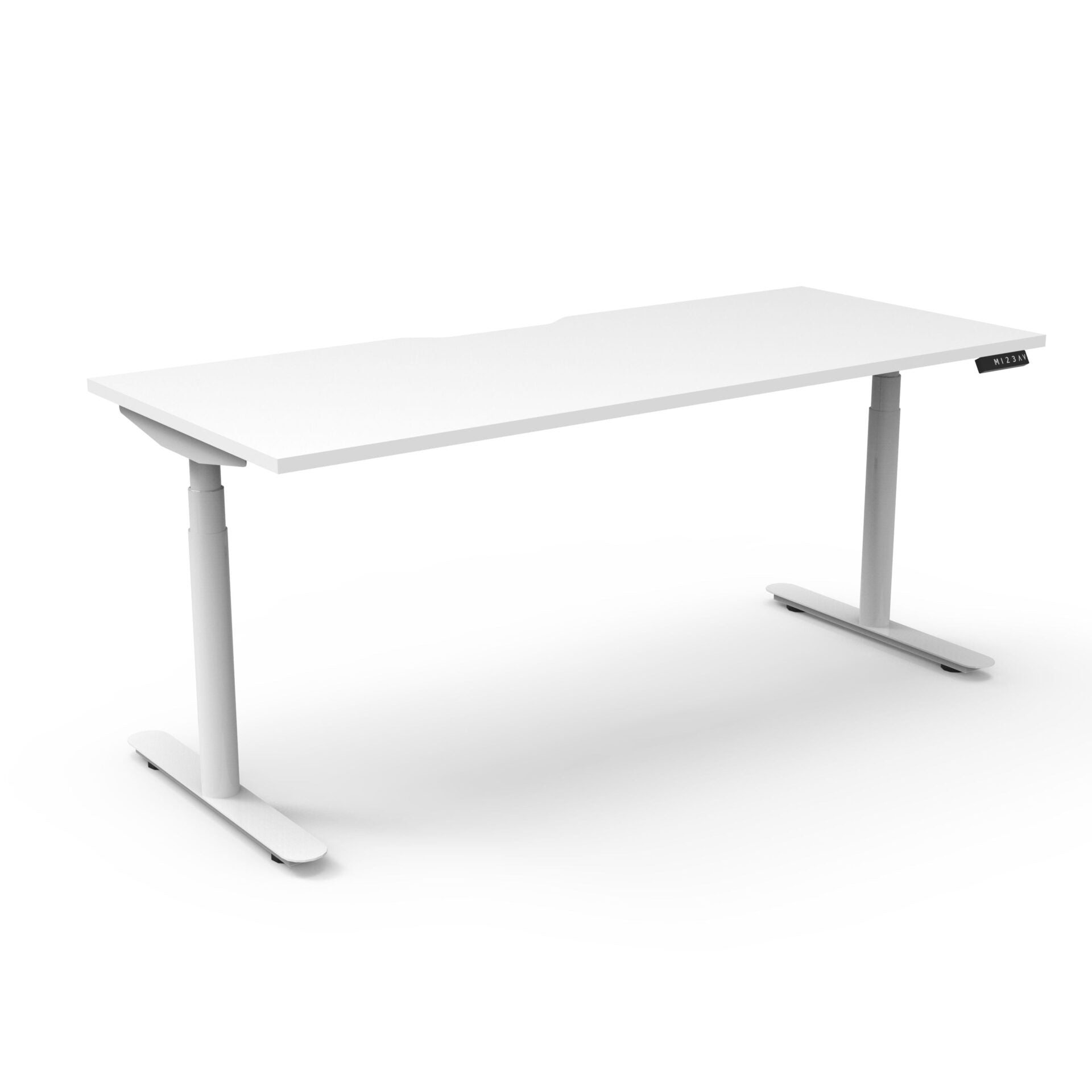 Elevate+ Individual Sit to Stand Workstation White Frame