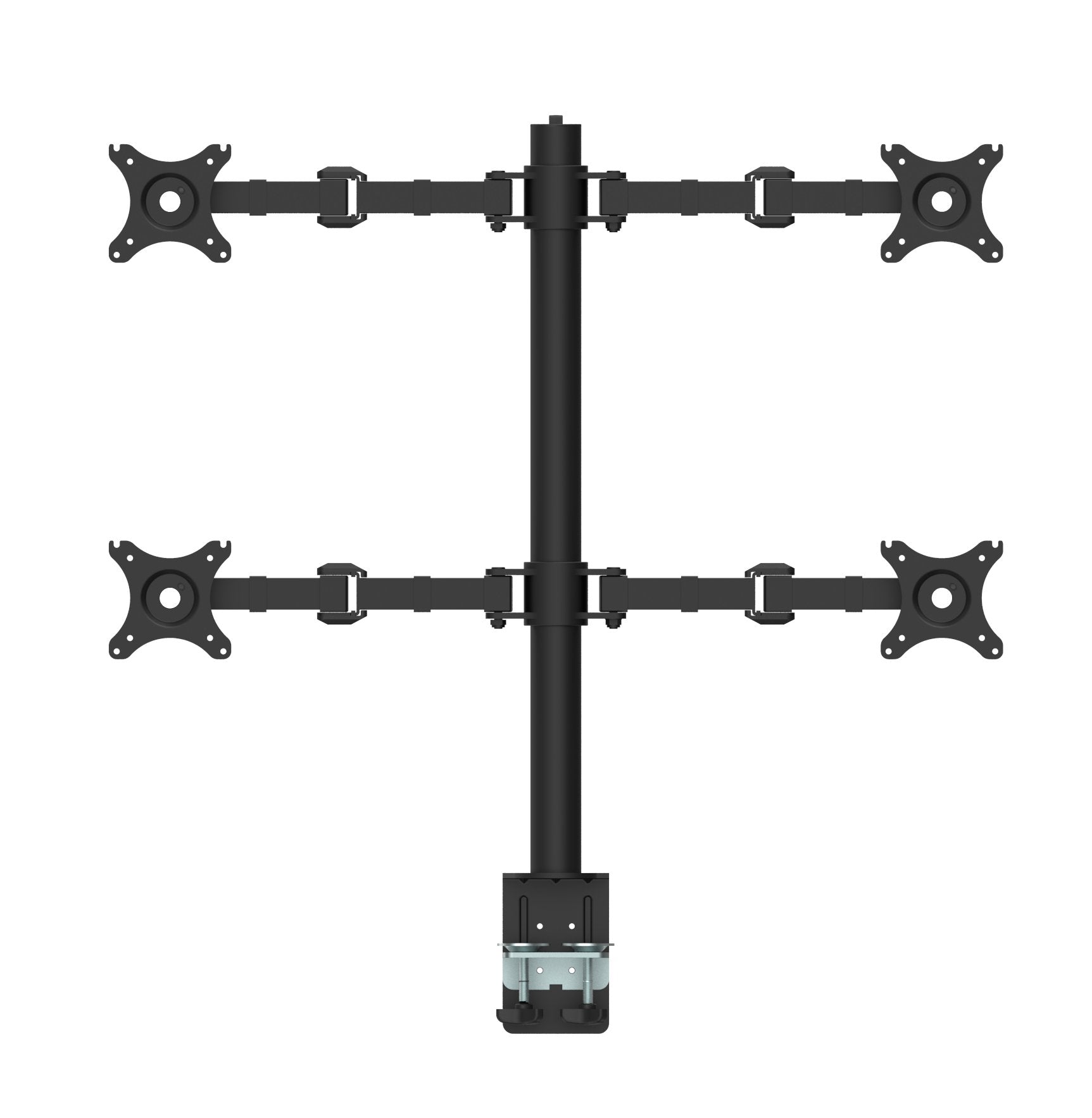 Revolve Pole Mounted Quad Monitor Arm